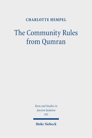 The Community Rules from Qumran