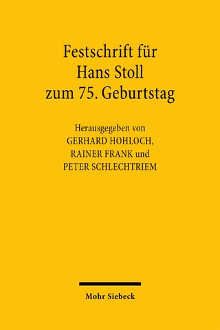 Festschrift für Hans Stoll zum 75. Geburtstag