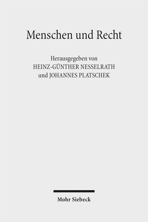 Menschen und Recht - 