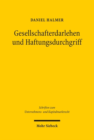 Gesellschafterdarlehen und Haftungsdurchgriff