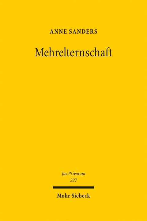 Mehrelternschaft - Anne Sanders