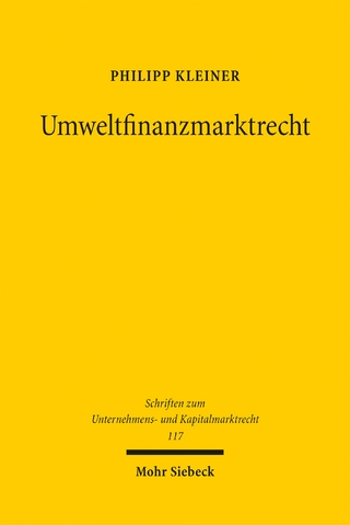 Umweltfinanzmarktrecht