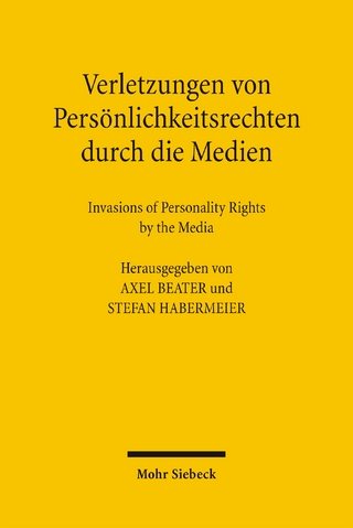 Verletzungen von Persönlichkeitsrechten durch die Medien