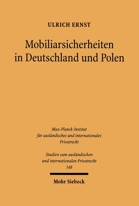 Mobiliarsicherheiten in Deutschland und Polen - Ulrich Ernst