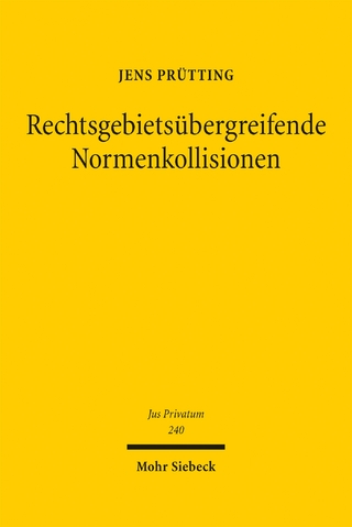 Rechtsgebietsübergreifende Normenkollisionen