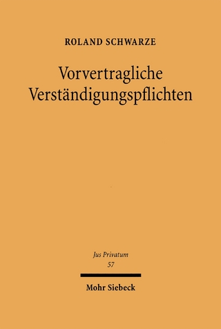 Vorvertragliche Verständigungspflichten