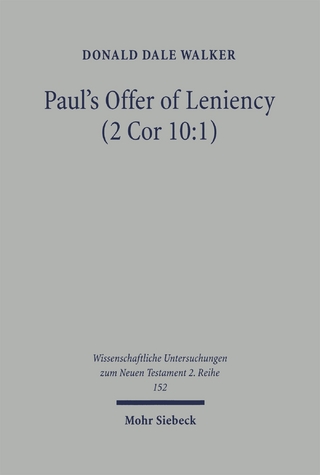 Paul's Offer of Leniency (2 Cor 10:1)