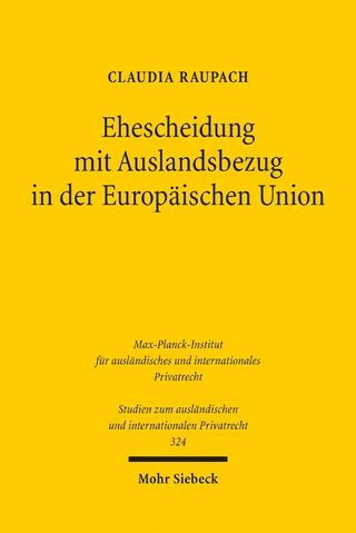 Ehescheidung mit Auslandsbezug in der Europäischen Union