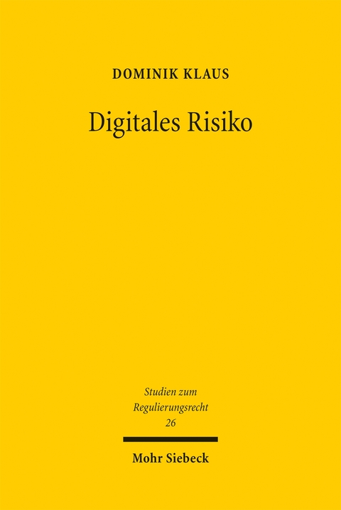 Digitales Risiko - Dominik Klaus