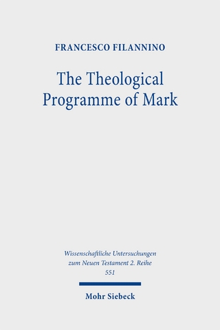 The Theological Programme of Mark