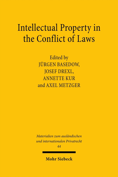Intellectual Property in the Conflict of Laws - 