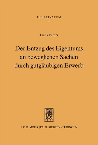 Der Entzug des Eigentums an beweglichen Sachen durch gutgläubigen Erwerb