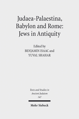 Judaea-Palaestina, Babylon and Rome: Jews in Antiquity