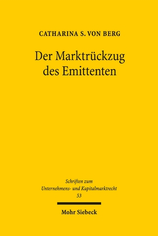 Der Marktrückzug des Emittenten