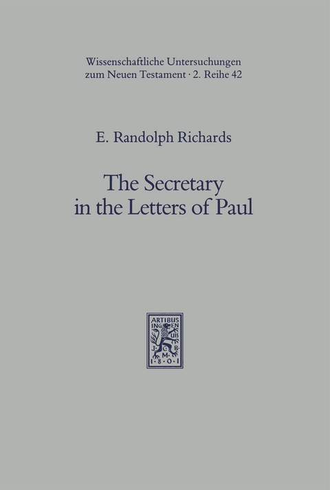 The Secretary in the Letters of Paul - E. Randolph Richards