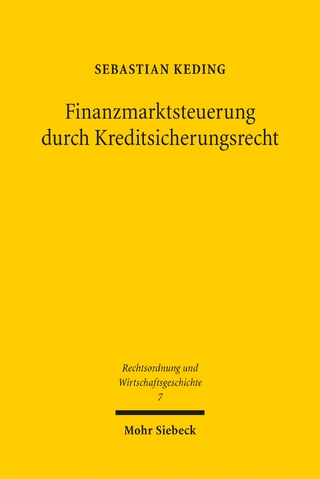 Finanzmarktsteuerung durch Kreditsicherungsrecht
