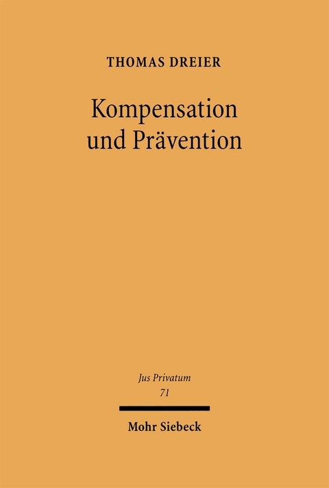 Kompensation und Prävention - Thomas Dreier