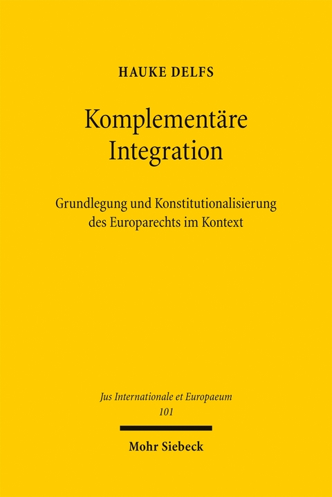 Komplementäre Integration - Hauke Delfs