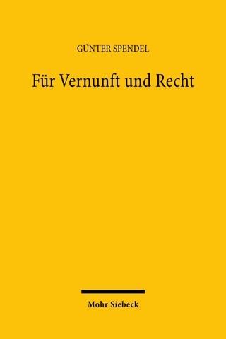 Für Vernunft und Recht
