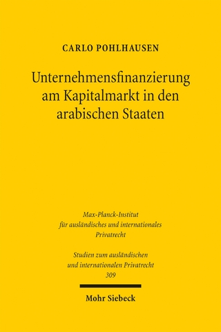 Unternehmensfinanzierung am Kapitalmarkt in den arabischen Staaten