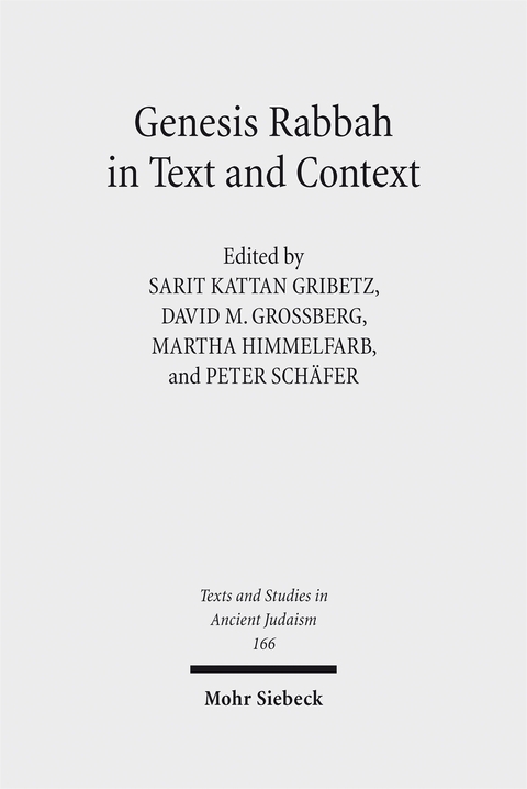 Genesis Rabbah in Text and Context - 