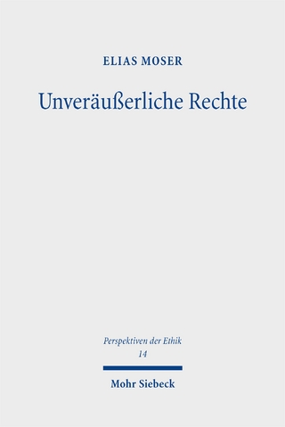 Unveräußerliche Rechte