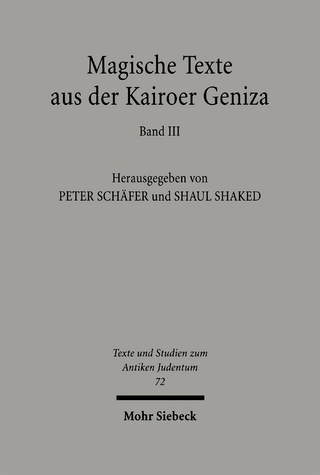 Magische Texte aus der Kairoer Geniza