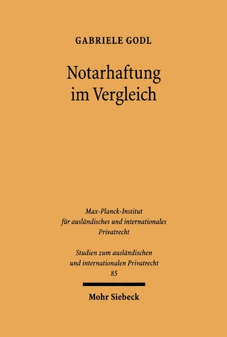 Notarhaftung im Vergleich