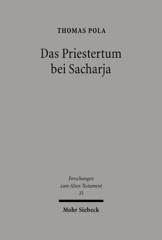 Das Priestertum bei Sacharja
