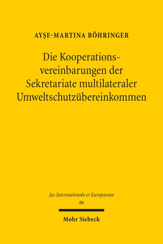 Die Kooperationsvereinbarungen der Sekretariate multilateraler Umweltschutzübereinkommen