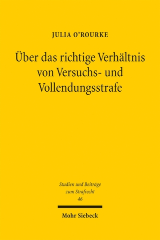 Über das richtige Verhältnis von Versuchs- und Vollendungsstrafe