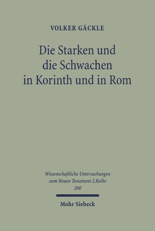 Die Starken und die Schwachen in Korinth und in Rom