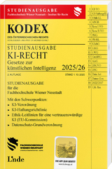 KODEX Studienausgabe KI-Recht 2025/26 - Wagner, Martin; Mofidian, Manuel; Doralt, Werner