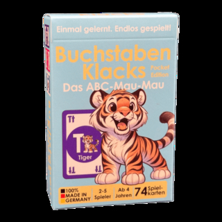 Buchstaben Klacks – Pocket Edition (Design Tiger)