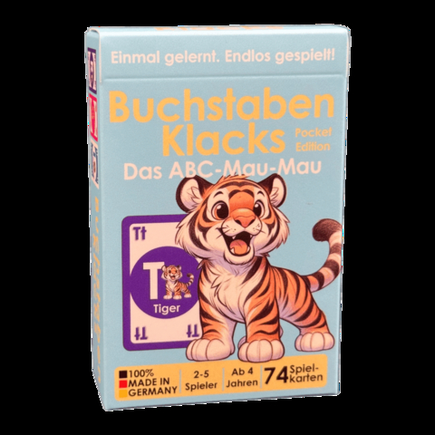 Buchstaben Klacks &ndash; Pocket Edition (Design Tiger)