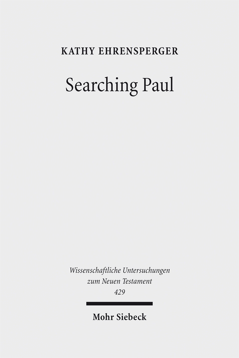 Searching Paul - Kathy Ehrensperger