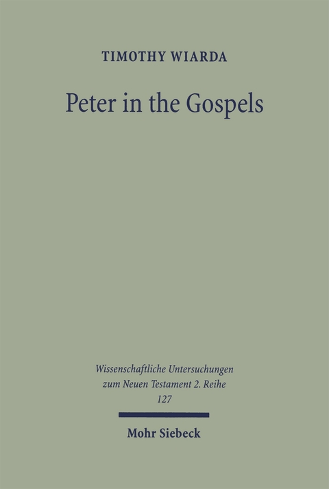 Peter in the Gospels - Timothy J. Wiarda