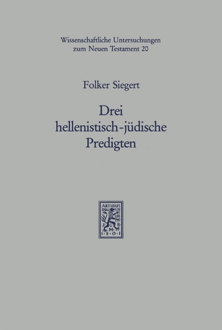 Drei hellenistisch-jüdische Predigten I