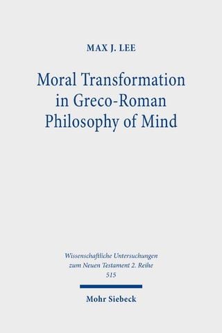 Moral Transformation in Greco-Roman Philosophy of Mind