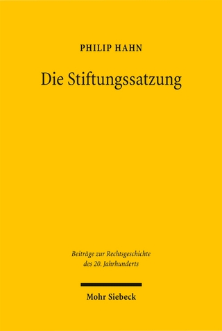 Die Stiftungssatzung