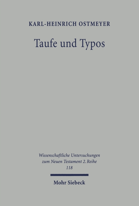 Taufe und Typos - Karl-Heinrich Ostmeyer