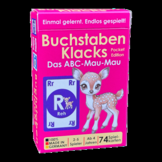 Buchstaben Klacks – Pocket Edition (Design Reh)