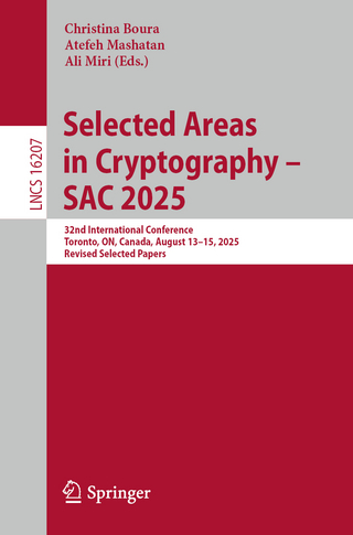 Selected Areas in Cryptography – SAC 2025