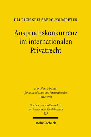 Anspruchskonkurrenz im internationalen Privatrecht
