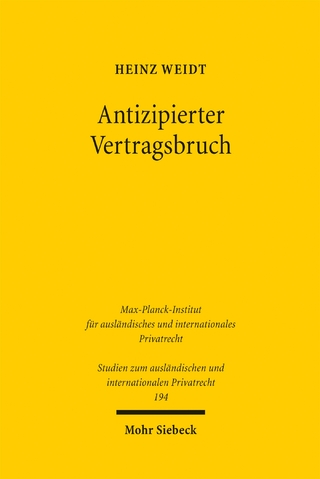 Antizipierter Vertragsbruch