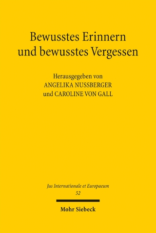 Bewusstes Erinnern und bewusstes Vergessen
