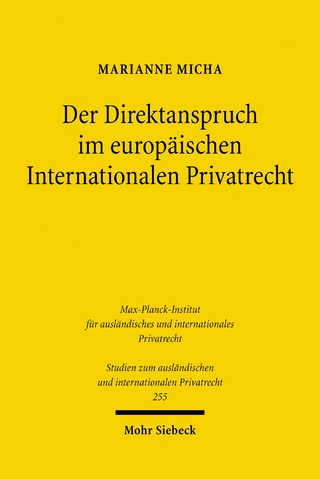 Der Direktanspruch im europäischen Internationalen Privatrecht