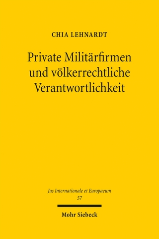 Private Militärfirmen und völkerrechtliche Verantwortlichkeit