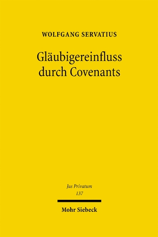 Gläubigereinfluss durch Covenants