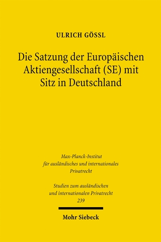 Die Satzung der Europäischen Aktiengesellschaft (SE) mit Sitz in Deutschland